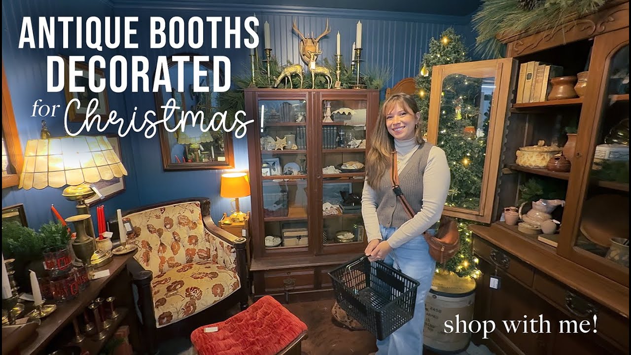 ✨Shop Vintage Holiday Decor at The Found Cottage: MOST AMAZING ANTIQUE BOOTHS YOU'VE EVER SEEN!