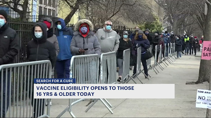 New Yorkers 16 and older are officially eligible to receive coronavirus vaccine