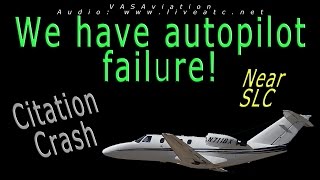 [REAL ATC] Citation 525 CRASH out of Salt Lake City SLC!!
