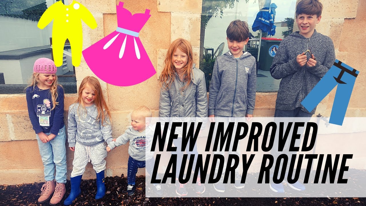 LIFE CHANGING new LAUNDRY Routine For My Large Family!