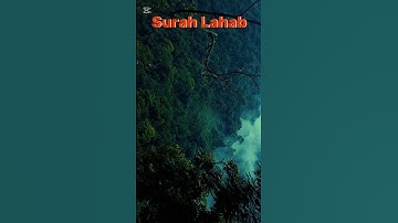 সূরা আল লাহাব (আরবি: سورة اﻟﻠﻬﺐ‎‎) Surah LAHAB #suratLahab #AlQuranHm