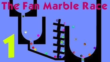 The Fan Marble Race Part 1(Algodoo)