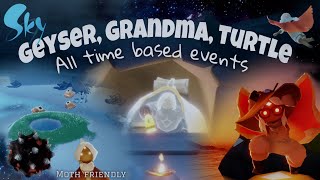 Visiting Grandma, Polluted Geyer & Sunset Turtle - All Time Based Events | Sky Cotl | Noob Mode screenshot 4