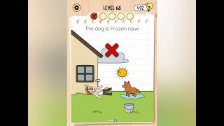 Brain Test 5 Level 68 Gameplay – Full Walkthrough & Answers | Clean up the dog screenshot 2