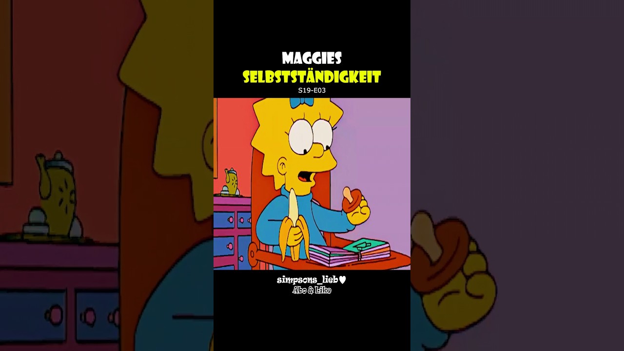 Maggies Selbstständigkeit / S19-F03 / Simpsons / Deutsch