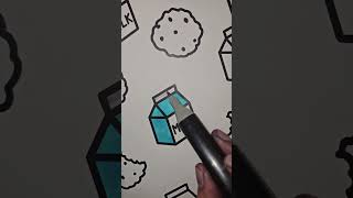 #asmrcoloring #calmart #relaxingcoloring #satisfyingart #ohuhumarkers