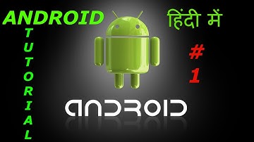 Android Studio Tutorial for Beginners In  HINDI  Part 1-  Setting Your Project