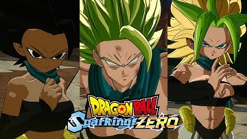 Sparking Zero Mods - New Alt Fusion Pack Part 1 - Kale and Caulifla show off a New Fusion!