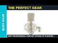 Best Professional podcast studio kit SUUNTOK XLR Condenser Microphone Recording