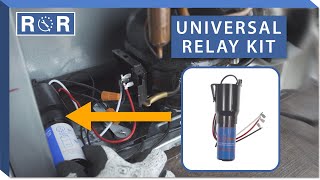 How to Install a Universal Relay (3 n' 1 Compressor Starter Kit) | Repair & Replace