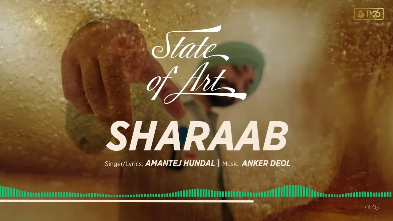 SHARAAB – Amantej Hundal | Anker Deol | State of Art(Album) | Latest Punjabi Song 2022