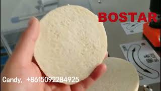 Automatic burger buns slicer packing machine