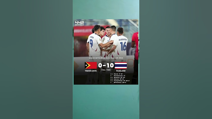 Timor leste vs thailand (0-10)
