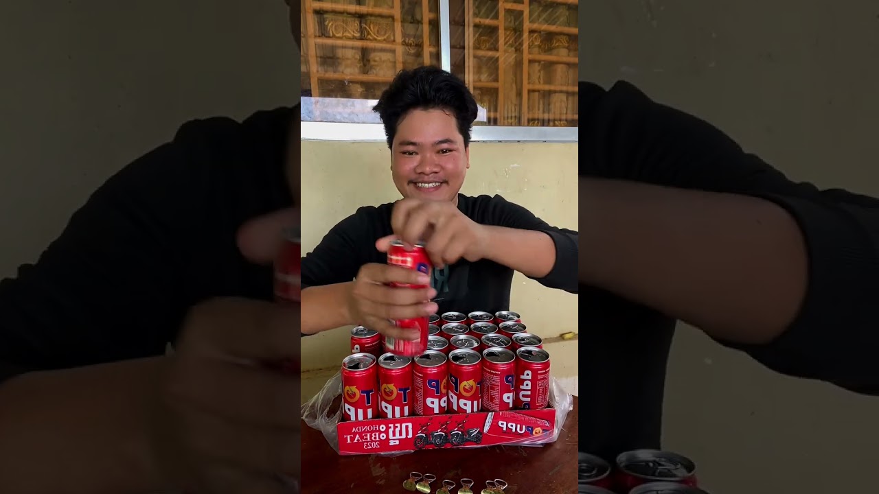 គាស់រង្វាន់ជាមួយភេសជ្ជៈផប់អាប់ (PoP Upp)