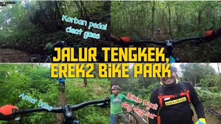 Nyobain Pedal Cleat di Jalur Tengkek, Erek-erek Bike Park// Polygon Siskiu T8 vs Siskiu N9