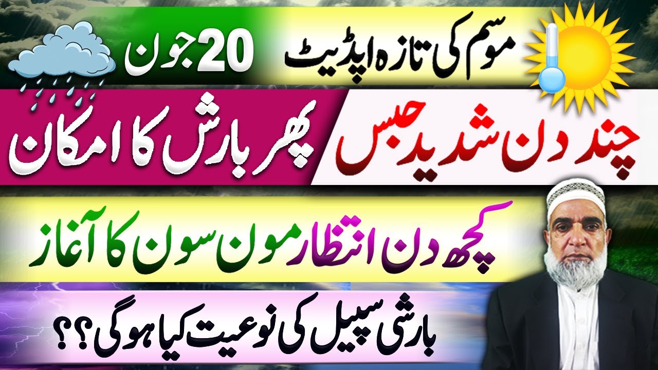 Weather Forecast for 1st spell of Monsoon 2025 in Pakistan || Crop ...
