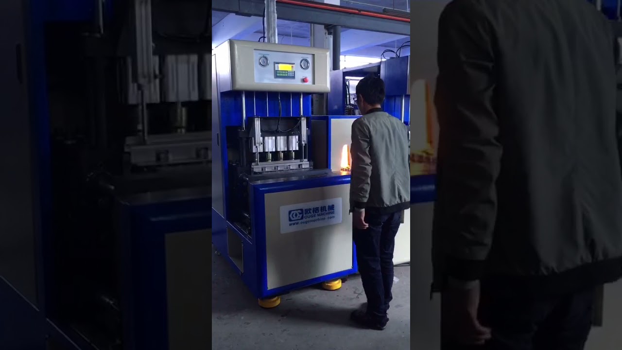 cheap price 4 cavity semi automatic blowing machine for water bottle