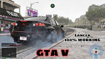 GTA 5 - DOWNLOAD 100% WORKING Mitsubishi Lancer Evo X