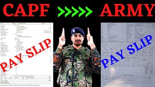 army pay slip | capf pay slip | army or capf pay different || army ya capf kise milte ha jyada pese screenshot 2