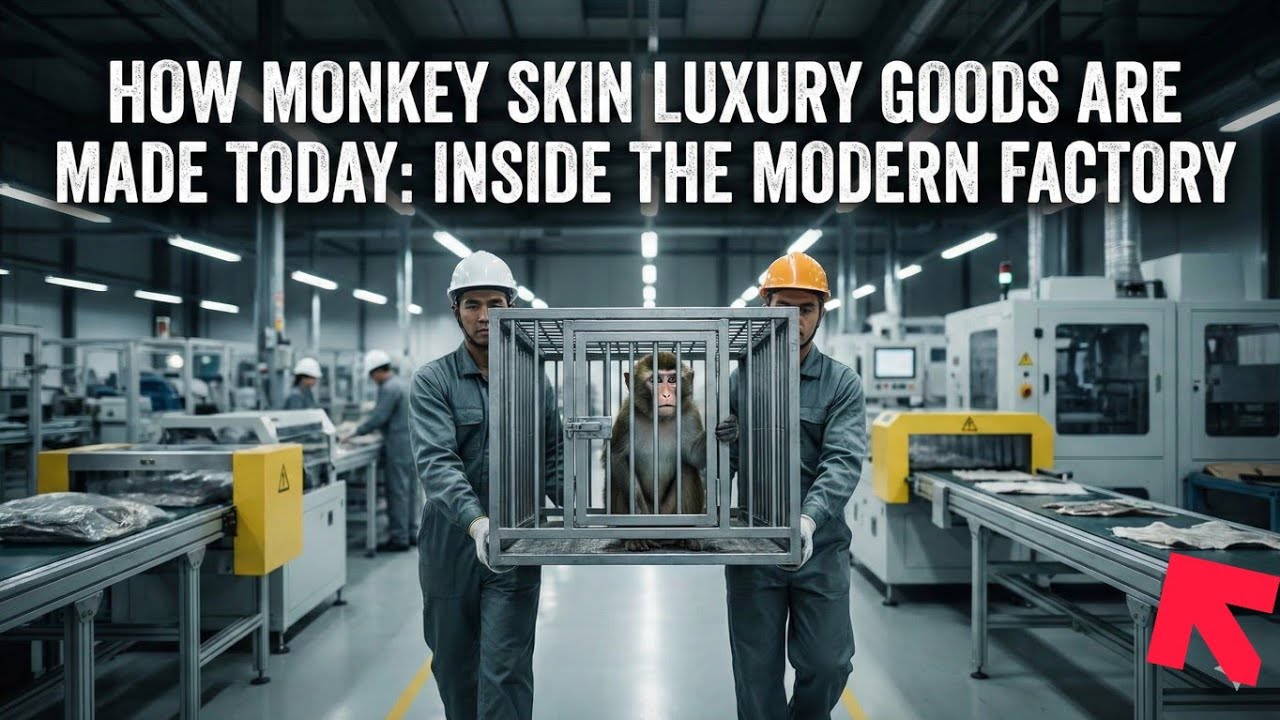 Как сегодня производятся предметы роскоши из обезьяньей кожи: изнутри современной фабрики.