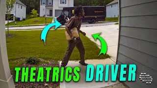 Delivery Truck Driver's Theatrics