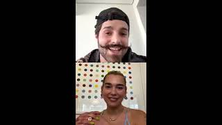 Dua Lipa - Instagram Live W Dj Alok 20200409