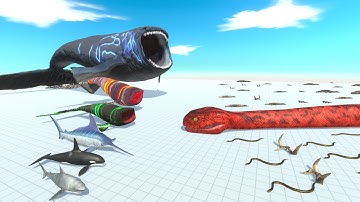 Bloop or Titanoboa Snake - Who is Strong? | Animal Revolt Battle Simulator