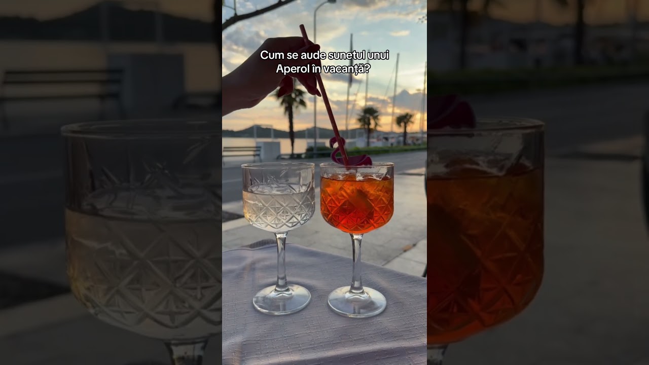 Cum se aude sunetul unui Aperol în vacanță?? #viral #travel