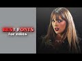Best Popular Fonts For Edit Best Popular Fonts For Edit