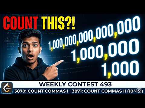 ✅ Hidden Math Pattern 🤯 | Count Commas in Range | Contest 493