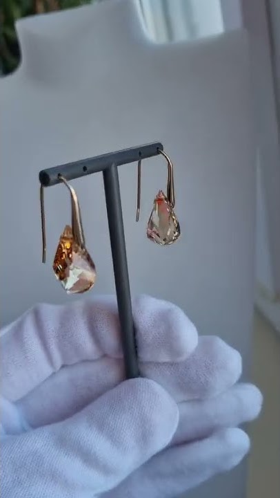 Редкин серьги Swarovski Energic оригинал - YouTube
