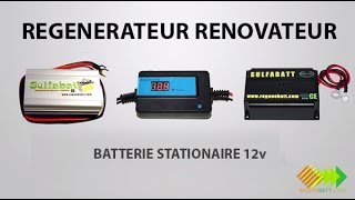  Régénérateur désulfateur de batterie plomb pour voiture 12V  (Prolonger la vie de la batterie)