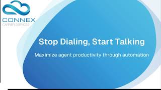 ConnexCS Auto Dialer: Maximize Agent Talk Time and Boost Efficiency screenshot 1