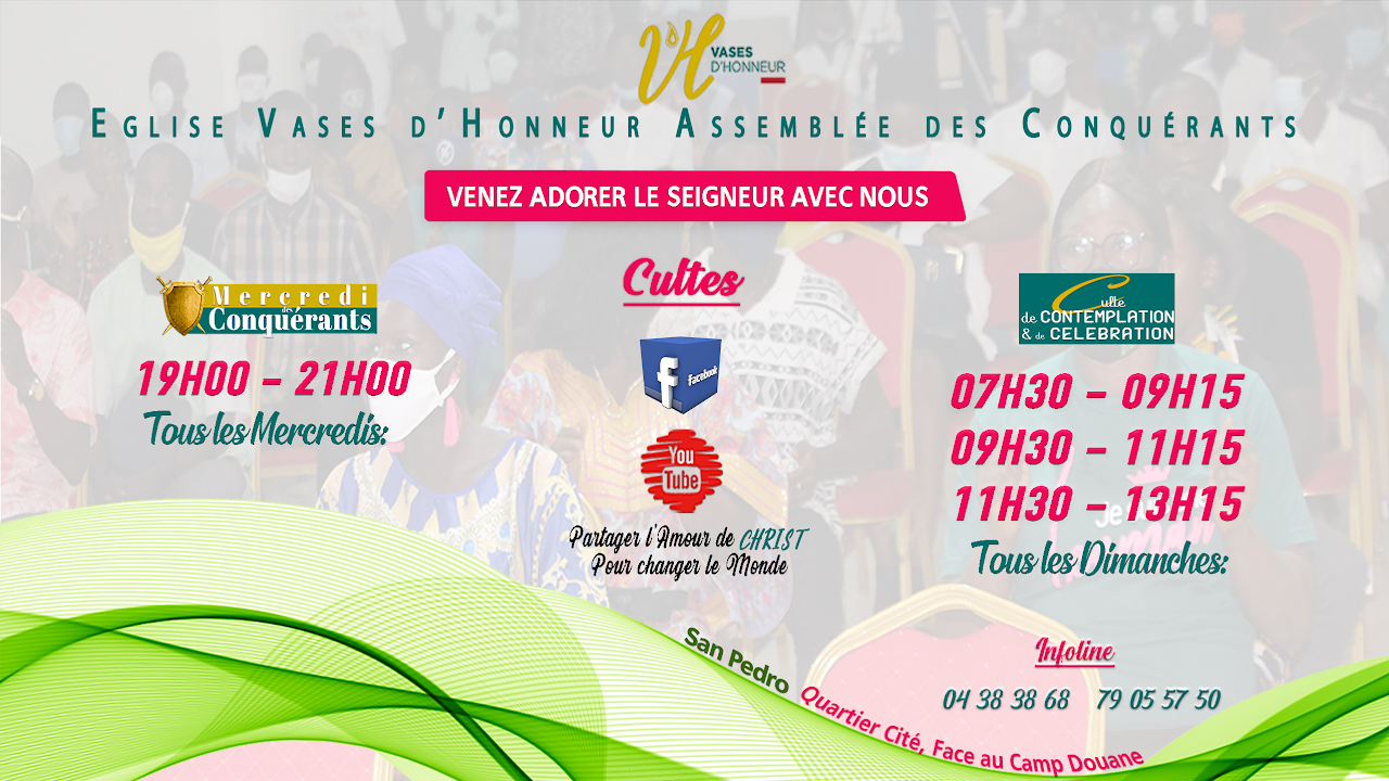 Diffusion en direct de Église Vases d'Honneur San Pedro YouTube