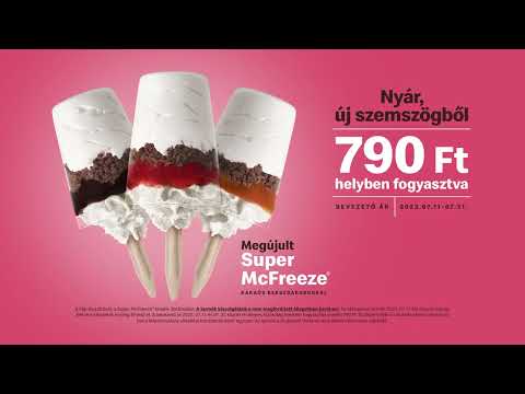 Hűsítő desszert a forró napokra: új Super McFreeze® kakaós kekszdarabokkal