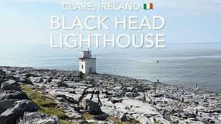 Black Head Lighthouse, Clare, Ireland (4K)