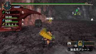 【MHP2G】女子高生系譜＆モロコシ 20090520