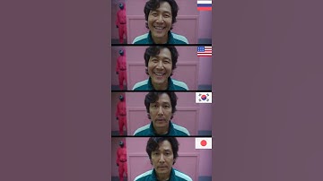 Thumbnail of Игра в Кальмара | на разных языках #shorts #short #шортс #dorama #сериал #дорама