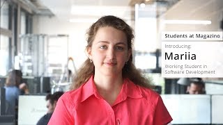 #MagazinoStudents - Mariia, working student in Software Development