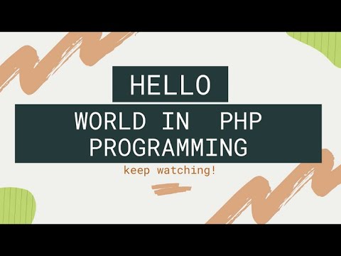 HELLO WORLD PHP PROGRAMMING