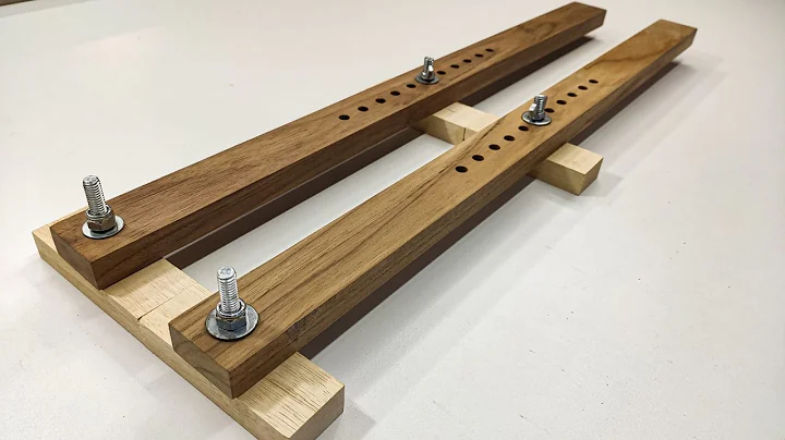 The easiest and most useful Bar Clamps you've ever seen || QUICK LOCK || Woodworking tools