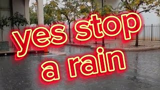 Rain Cleaning Balcony