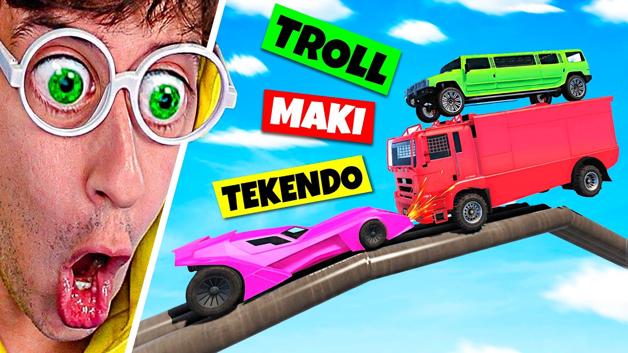 CARA a CARA 1,292,710% TROLL en GTA 5 🔥😂!! (Hermanos Mega Rampa)