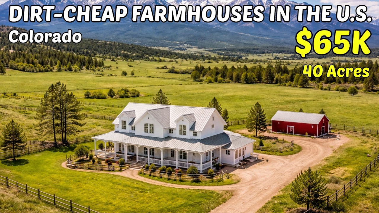 10 Dirt-Cheap Colorado Farmhouses With Land You Can Snag Right Now 🏡 Hidden Real Estate Gems!