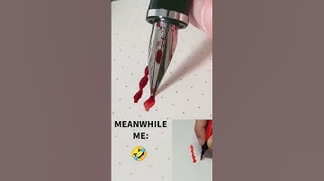 Three tined music flex nib in action (Noodler