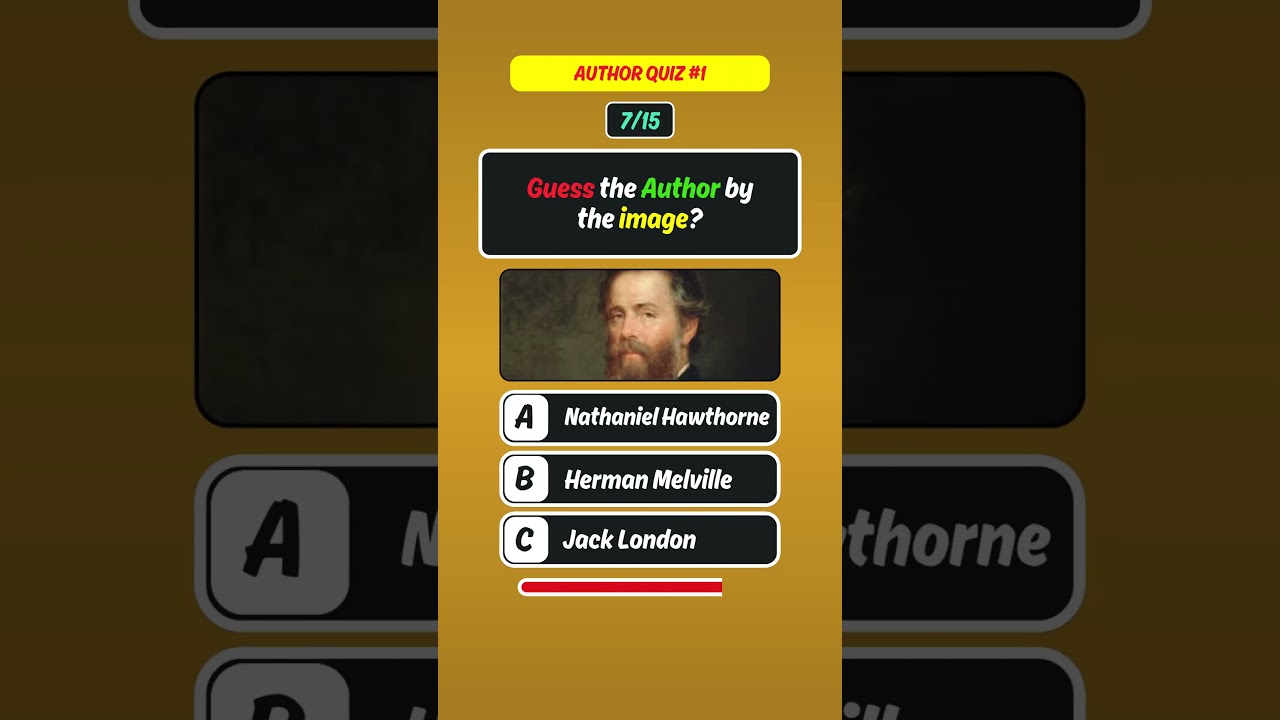Author Quiz | Guess the answer | General knowledge Quiz | Trivia 