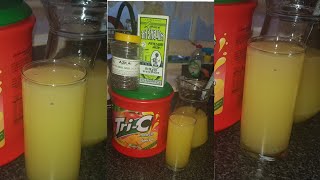 Tri-C mango powder drink with Basil seeds & psyllium husk. Tukma r Bushi shate aam powder drink