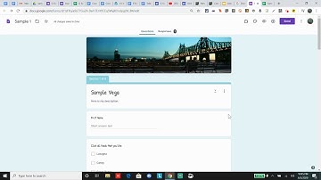 Google Forms: Sending a Form, Quizzes, Managing Responses