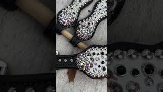 fully blinged custom tack set bling