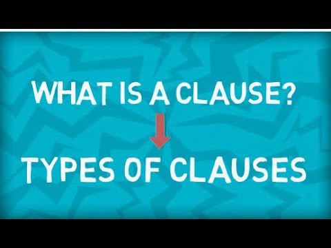 Vidéo: Quels sont les trois types de clause indépendante ?